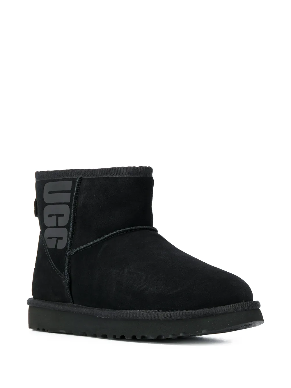 Women UGG Logo Print Ankle Boots 2 Women UGG Logo Print Ankle Boots - Image 2