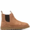 Men UGG Debossed-logo Shearling Ankle Boots
