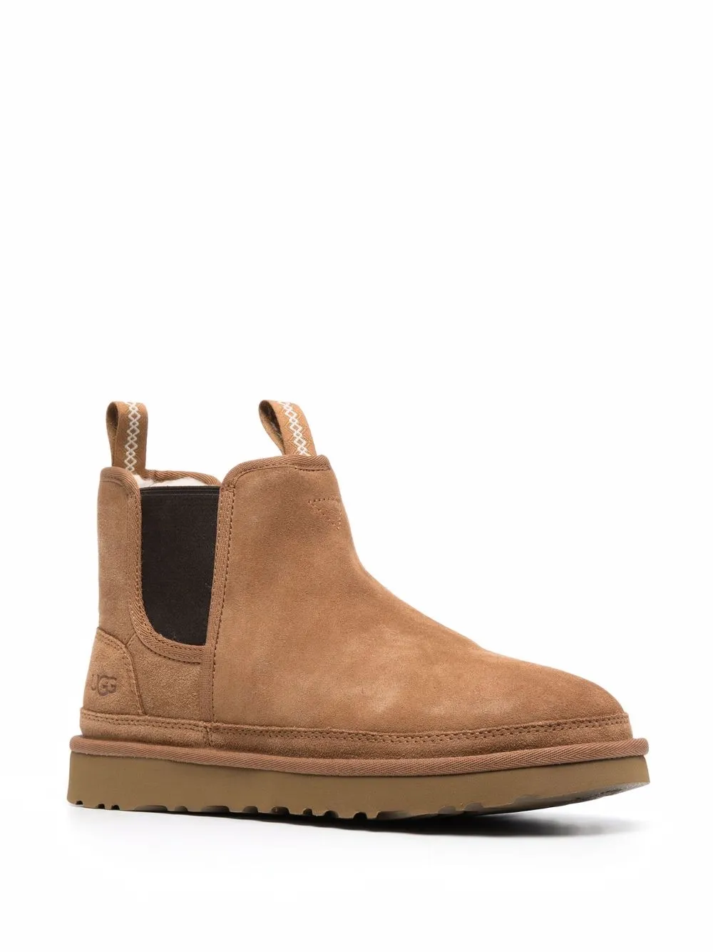 Men UGG Debossed-logo Shearling Ankle Boots 2 Men UGG Debossed-logo Shearling Ankle Boots - Image 2