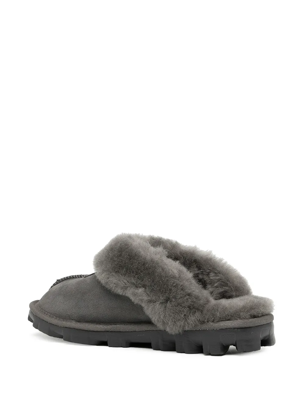 Women UGG Coquette Fur-trimmed Slippers 3 Women UGG Coquette Fur-trimmed Slippers - Image 3