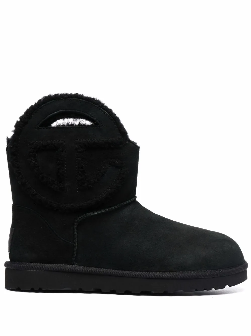 Men UGG X Telfar Logo-embroidered Suede Boots 1 Men UGG X Telfar Logo-embroidered Suede Boots