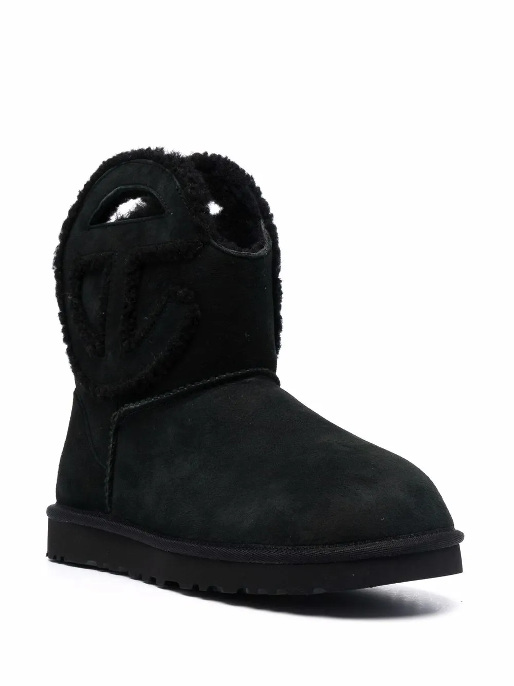 Men UGG X Telfar Logo-embroidered Suede Boots 2 Men UGG X Telfar Logo-embroidered Suede Boots - Image 2