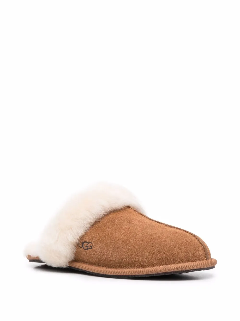 Women UGG Shearling-trim Slippers 2 Women UGG Shearling-trim Slippers - Image 2