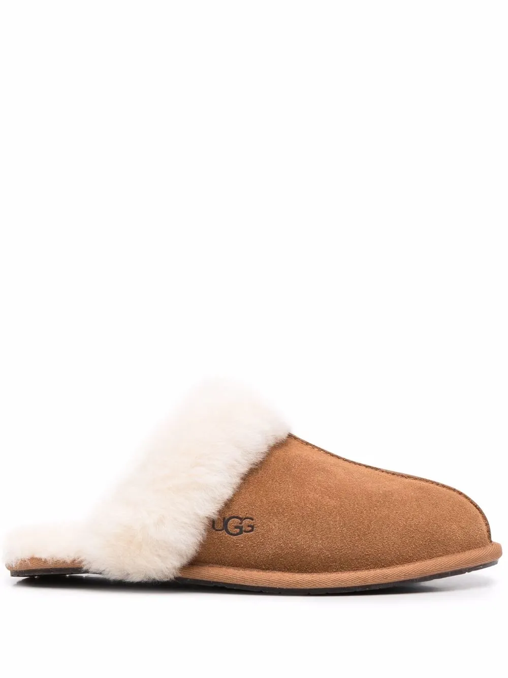 Women UGG Shearling-trim Slippers 1 Women UGG Shearling-trim Slippers