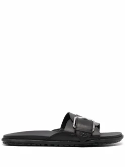 Women UGG Buckle Detail Sandals