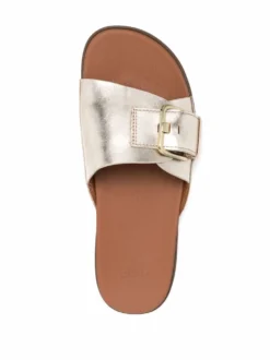 Women UGG Buckled Metallic Sandals 7 Women UGG Buckled Metallic Sandals -Ugg 18187683 38725400 1000
