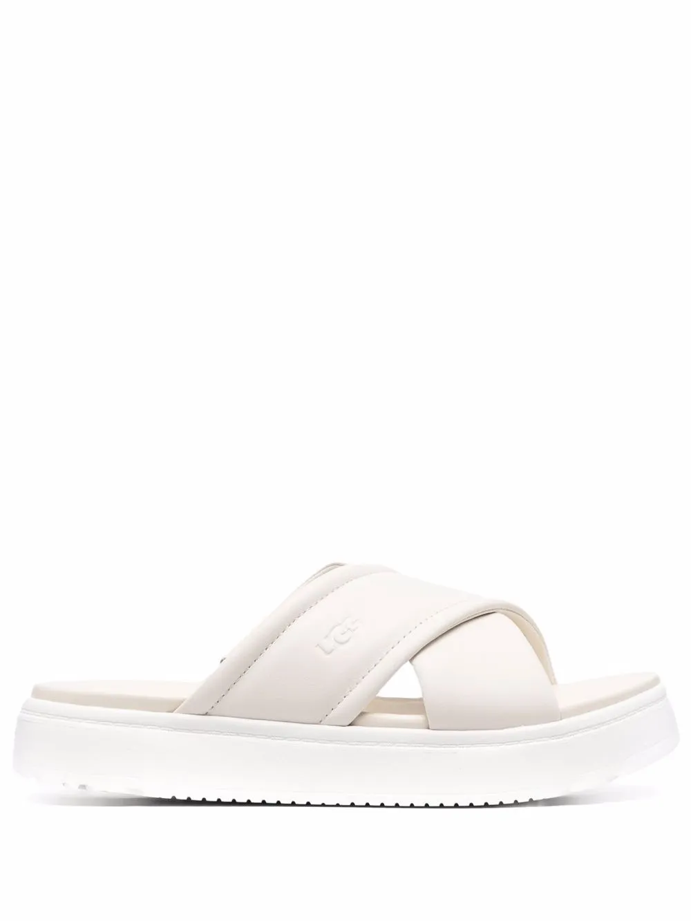 Women UGG Cross-strap Leather Sandals 1 Women UGG Cross-strap Leather Sandals