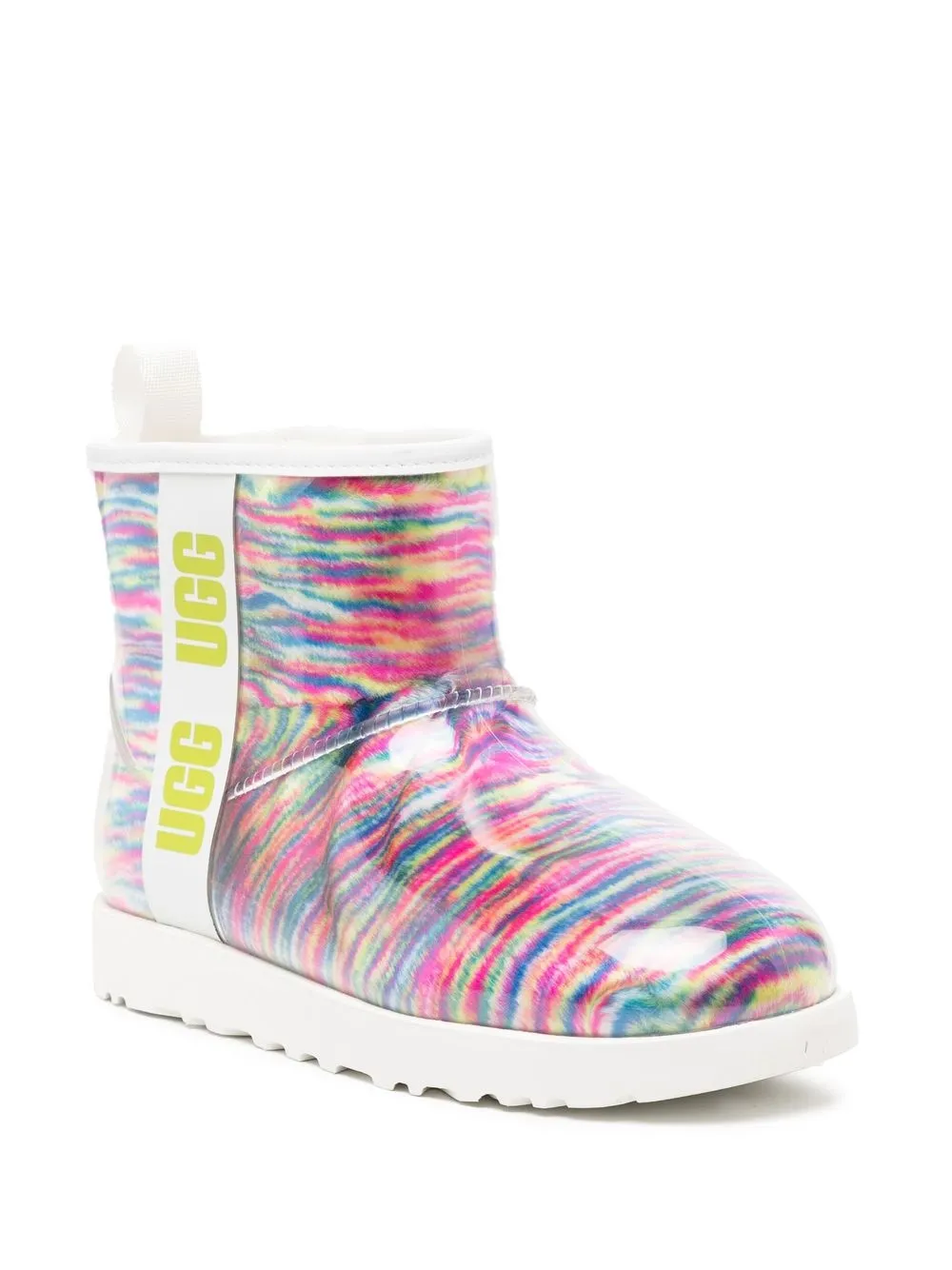 Women UGG Classic Clear Mini Pixelate Boots 2 Women UGG Classic Clear Mini Pixelate Boots - Image 2