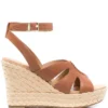 Women UGG Braided-wedge Heeled Sandals