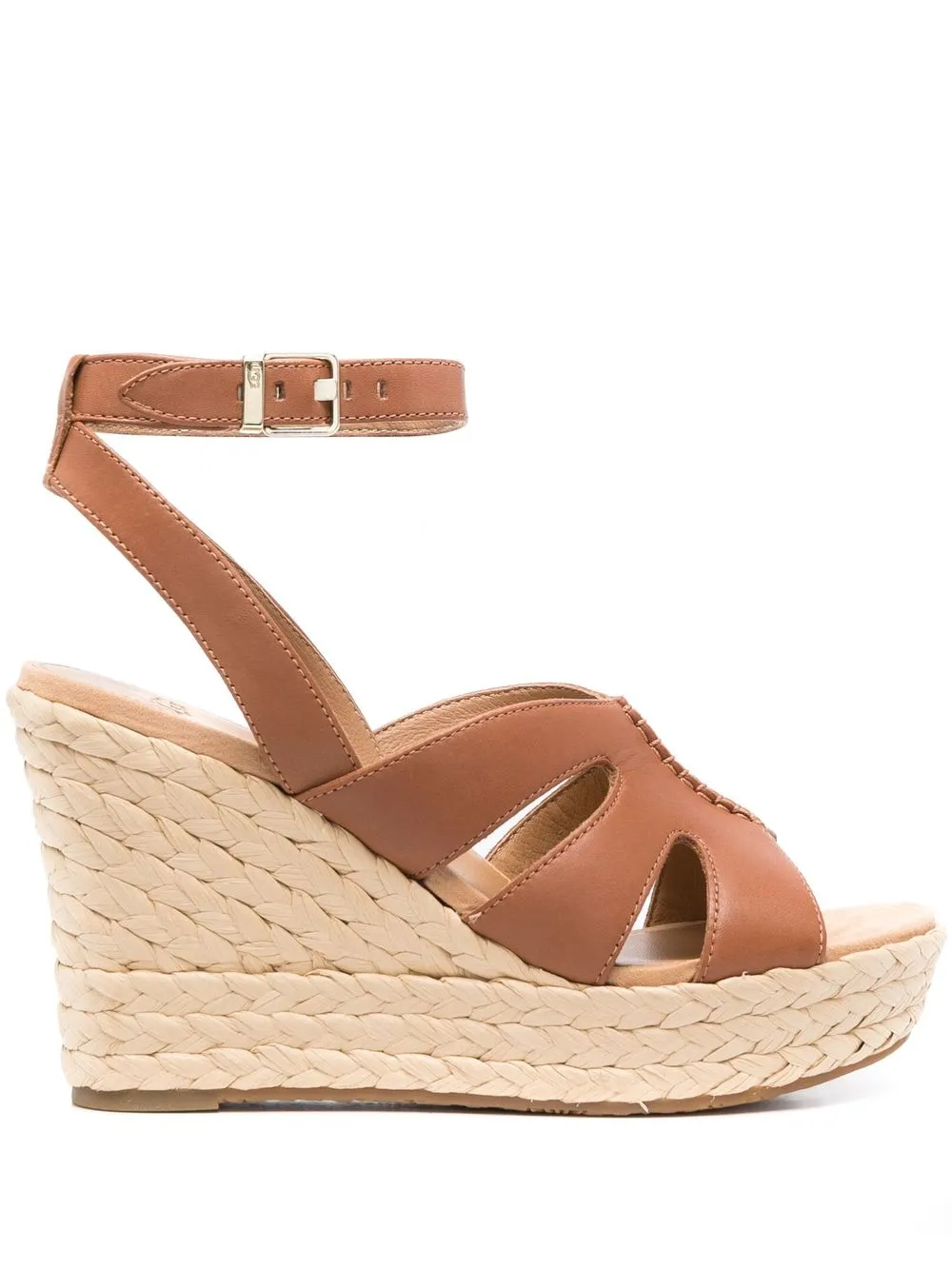 Women UGG Braided-wedge Heeled Sandals 1 Women UGG Braided-wedge Heeled Sandals