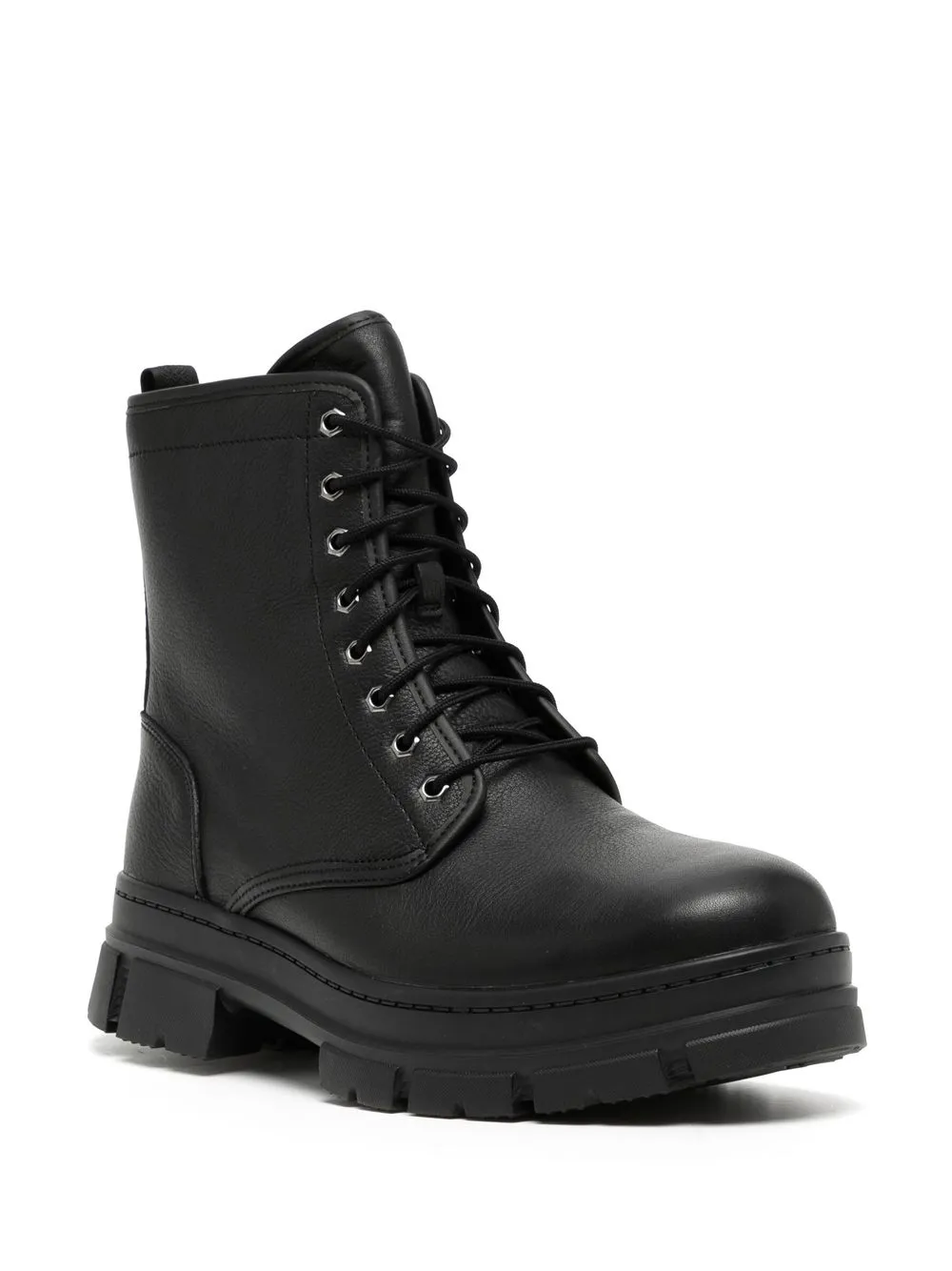 Men UGG Lace-up Leather Ankle Boots 2 Men UGG Lace-up Leather Ankle Boots - Image 2