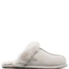Women UGG Scuffette II Fur-trimmed Slippers