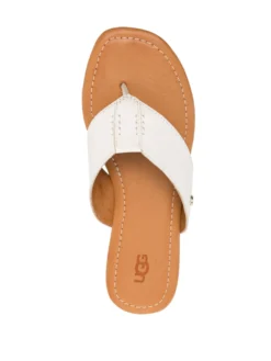 Women UGG Carey Leather Flip Flops -Ugg 19861688 44569271 1000