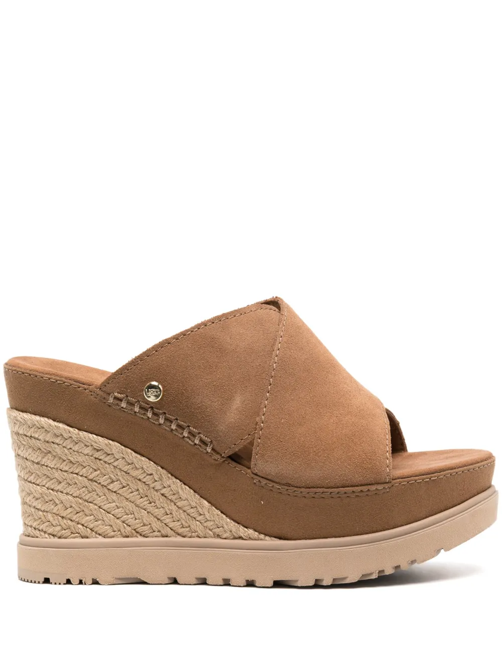 Women UGG Braided Wedge-heel Sandals 1 Women UGG Braided Wedge-heel Sandals