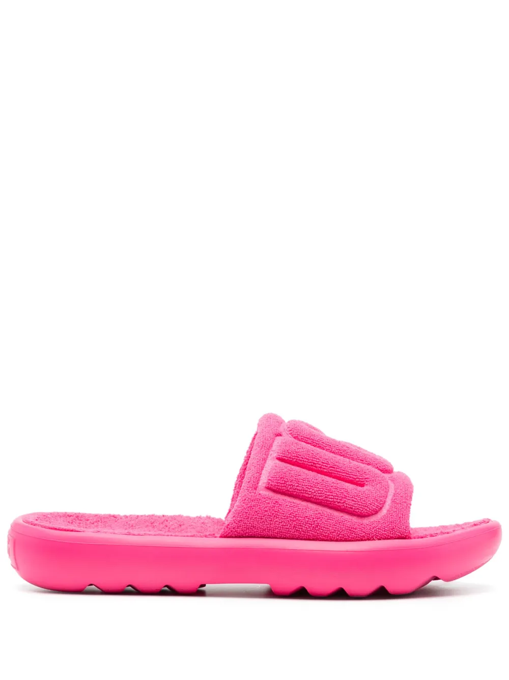 Women UGG Embossed-logo Terry-cloth Slides 1 Women UGG Embossed-logo Terry-cloth Slides