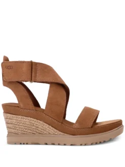 Women UGG Ileana Ankle 75mm Wedge Sandals