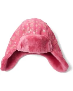 UGG Kids Water Resistant Sheepskin Love Print Trapper (Toddler/Little Kids)