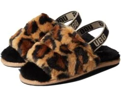 UGG Kids Fluff Yeah Slide Spotty (Toddler/Little Kid)
