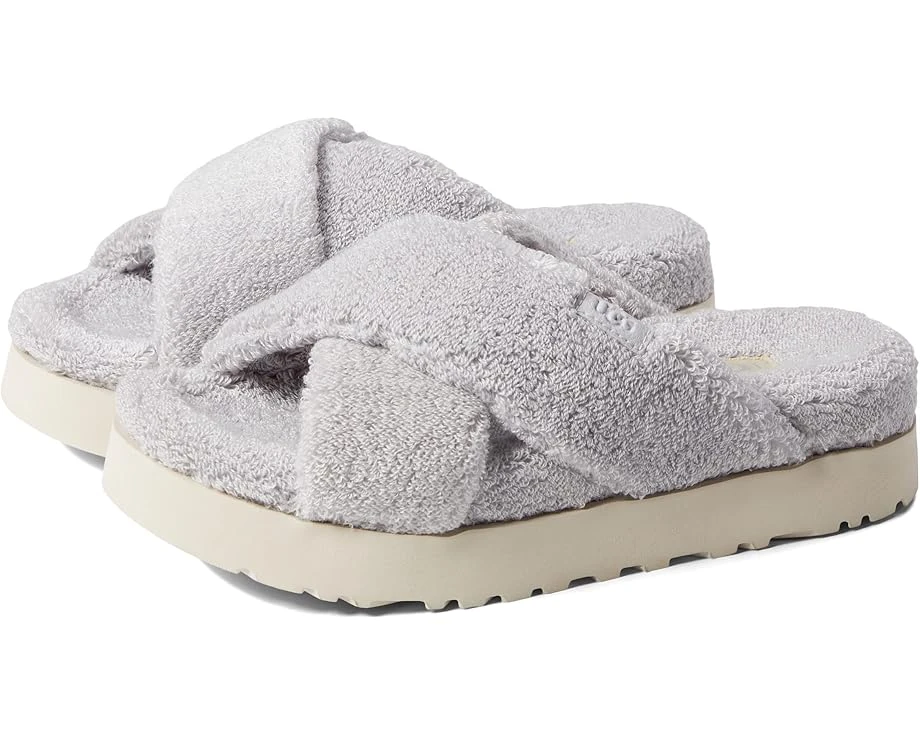 UGG Fuzz Sugar Terry Cross Slide 1 UGG Fuzz Sugar Terry Cross Slide