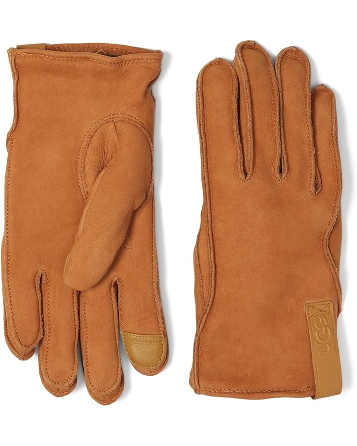 UGG Leather Clamshell Logo Gloves With Conductive Tech Palm 1 UGG Leather Clamshell Logo Gloves With Conductive Tech Palm