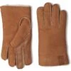 UGG Water Resistant Whipstitch Sheepskin Gloves With Conductive Tech Leather Palm