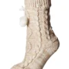 UGG Pom Pom Fleece Lined Crew Sock
